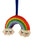 Jolly Rainbow Felt Ornament