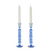 Provence 9" Candlestick Set - Chambray