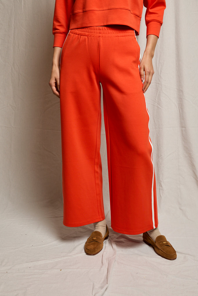 Mikos Travel Wide Leg Pant - Tomato