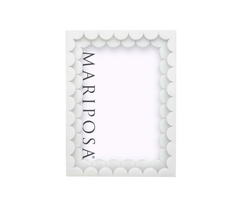 Acrylic Double Scallop 5x7 Picture Frame