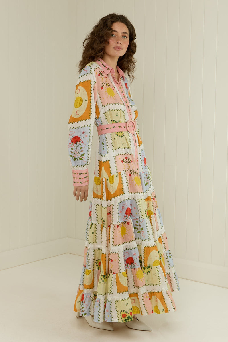 Aria Dress - Siesta Tile