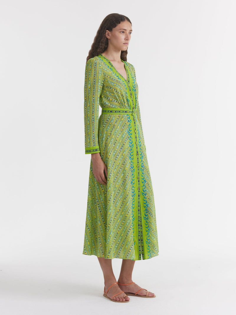 Lea Shirt Dress - Faience Polka