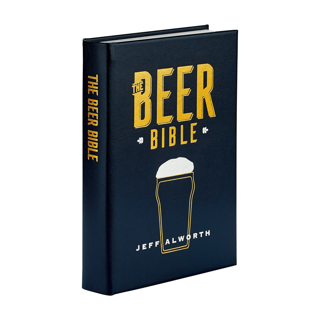 Leather Bonded The Beer Bible - Navy – Nell