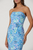 Shoshanna Midnight Wright Dress - Optic/Tonal Blue