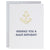 Wishing You A Nauti Birthday Paperclip Card