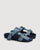 Ema Ervin Printed Cotton Sandals - Blue