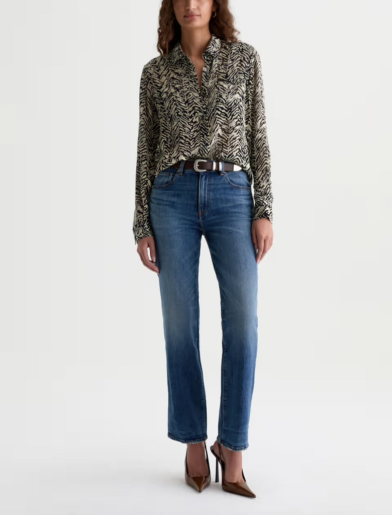 AG Jeans Brinley Mid-Rise Straight - Main Street