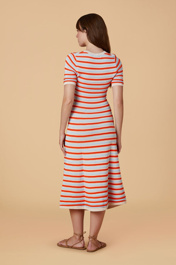 Ava Knit Dress - Capri Stripe