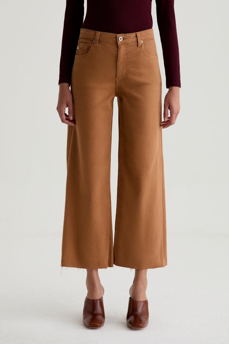 Saige Wide Leg Crop - Ginger