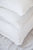 Bright White So Soft Fringe Linen Pillow - 26 x 26