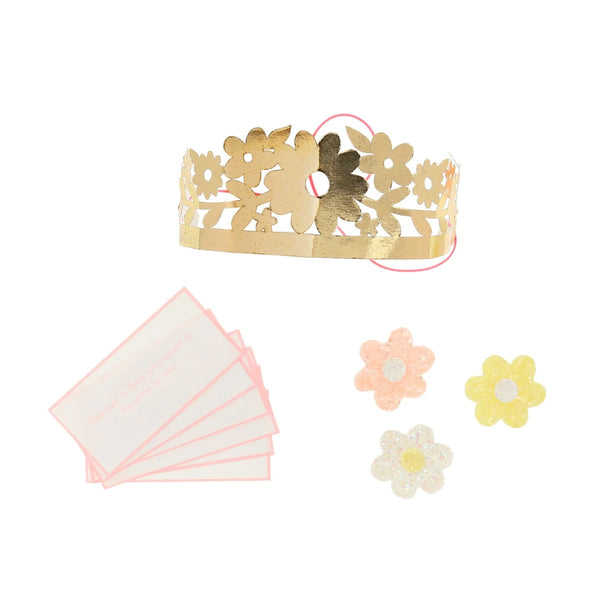 Pink Tissue Floral Crackers