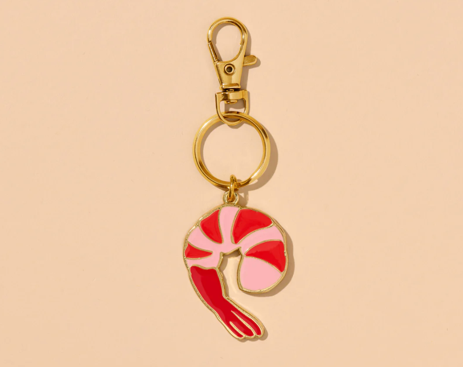 Shrimp Cocktail Keychain
