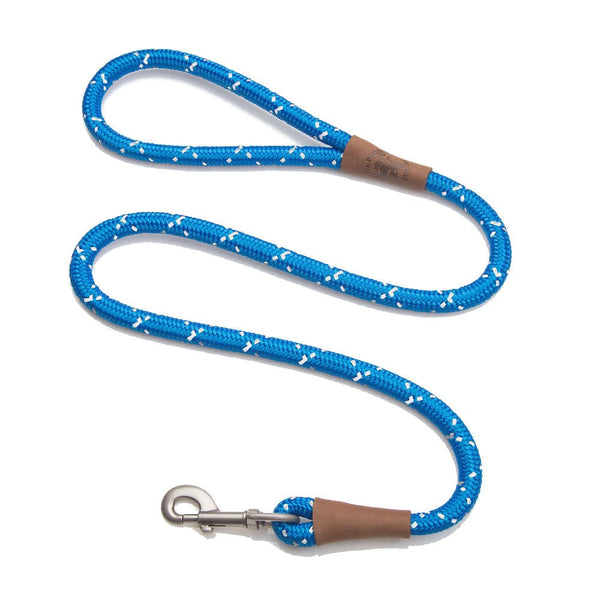 Large Snap Night Viz Leash - 4' - Blue