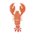 Lobster Cutout Paper Napkins