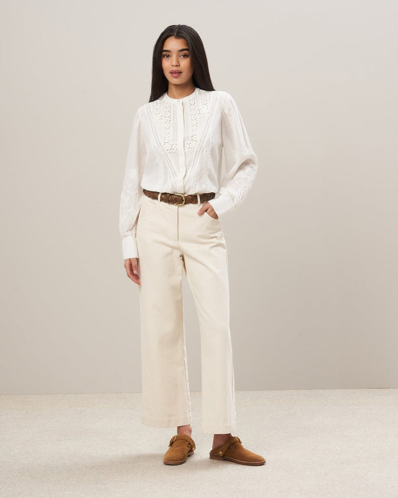 Come Cotton Voile Shirt - Off White