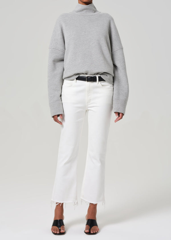 Isola Cropped Boot - Soft White