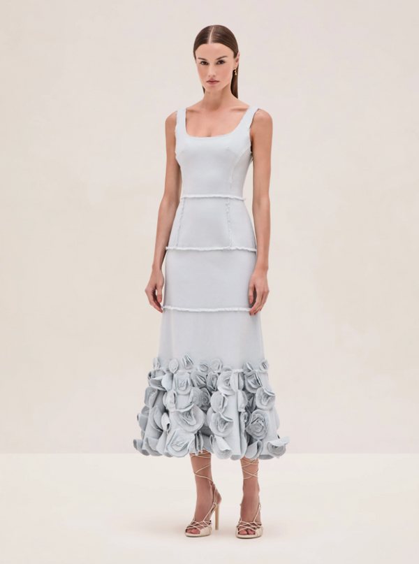 Demina Dress - Mist Blue
