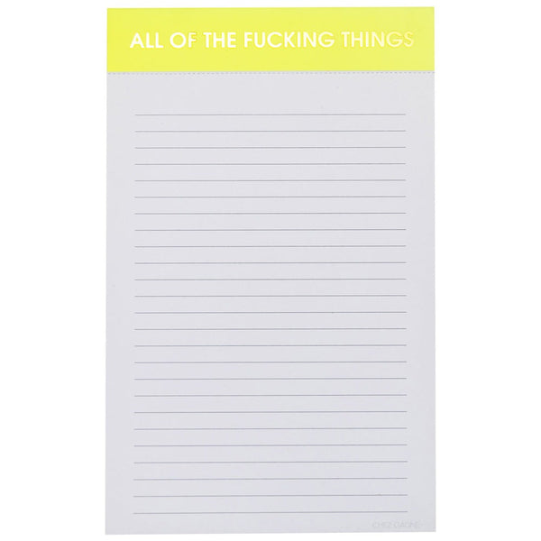 All The Fucking Things Notepad