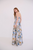 Montreal Gown - Flora Meadow Light Blue