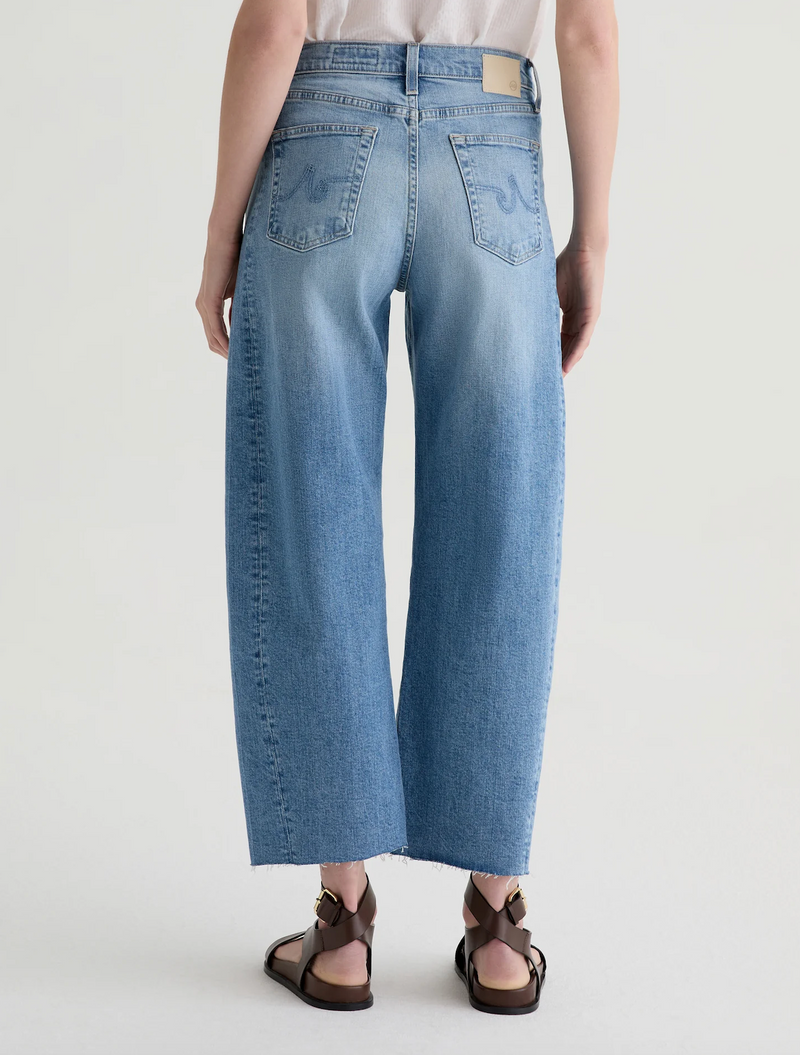 Hattie High Rise Barrel Crop - Helios