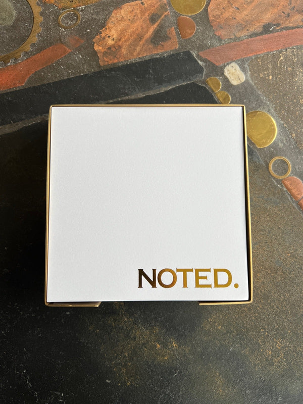 Noted. Jotter Tray - Brass