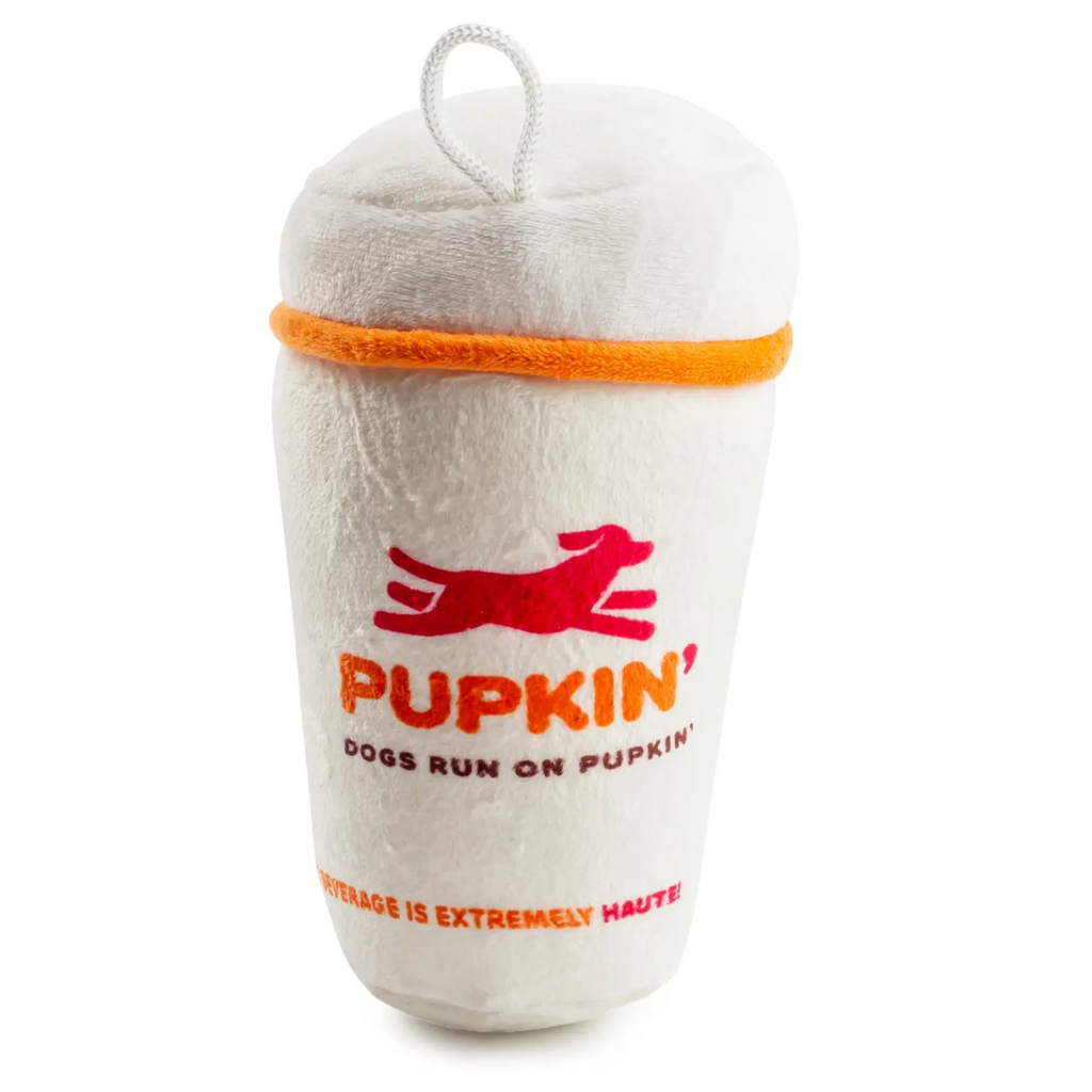 Pupkin' Donuts Hot Coffee Dog Toy