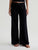 Caden Wide Leg Trouser - Super Black