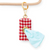 Foggy Dog Red Gingham Waste Bag Holder