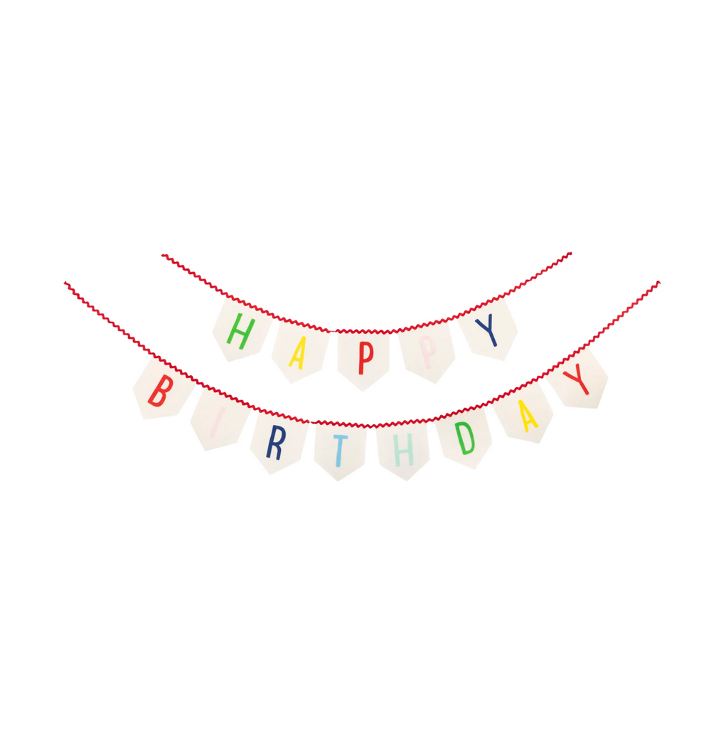 Happy Birthday Felt Banner