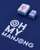 Parisian Blue Mahjong Travel Set