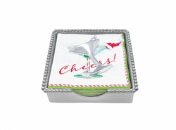 Holiday Cocktail Beaded Napkin Box
