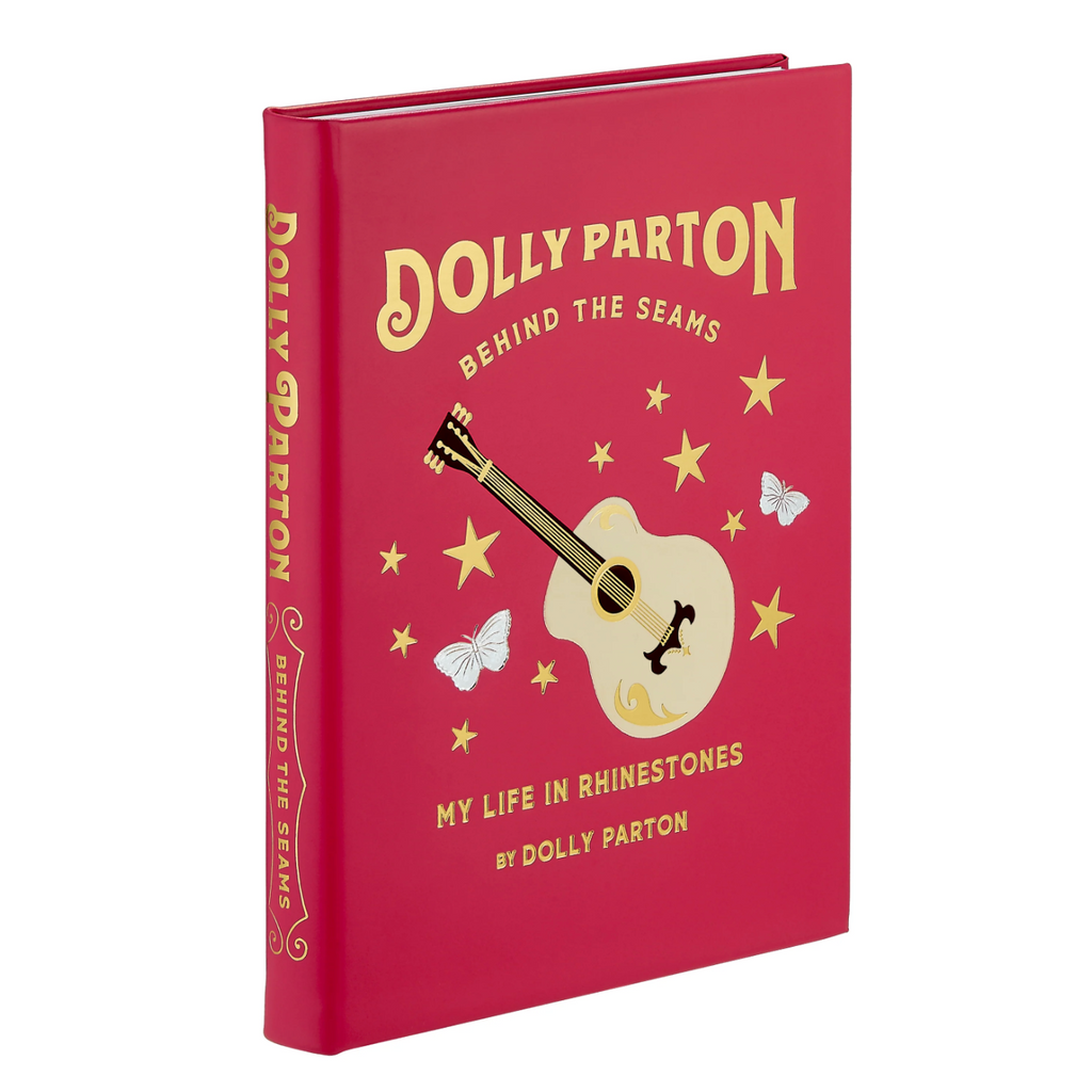 Leather Bound Dolly Parton Book - Pink