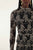 Black Striped Tigers Tulle Blouse