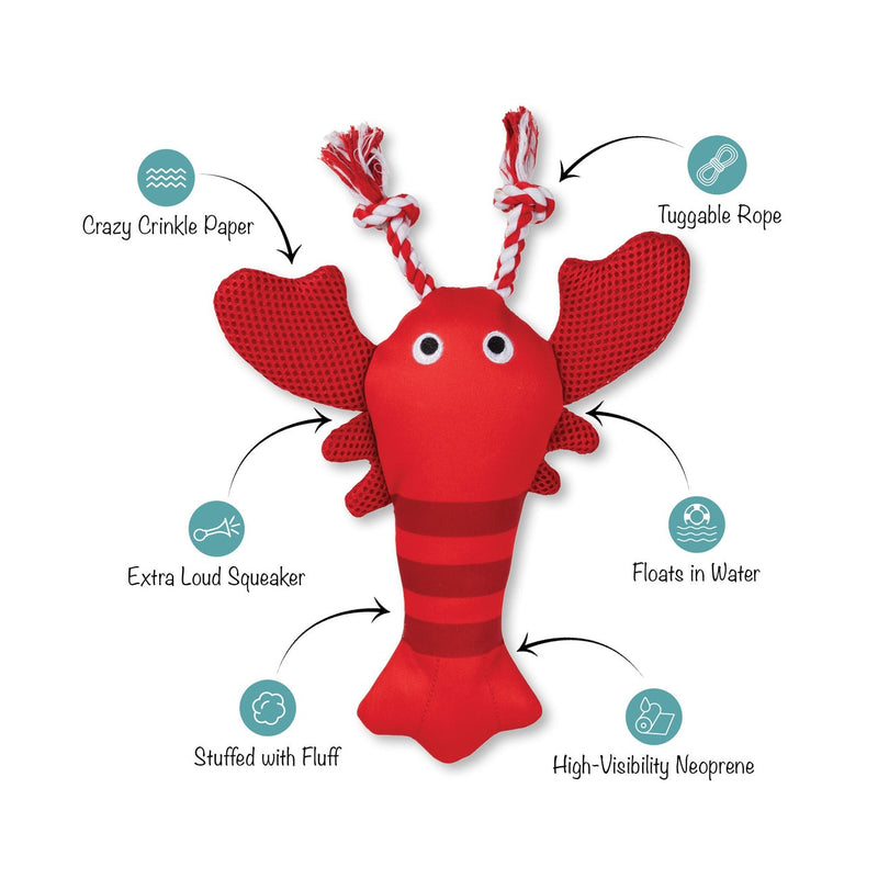 Feelin' Claw-Some Lobster Floating Dog Toy