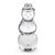 Glass Snowman - Extra Large
