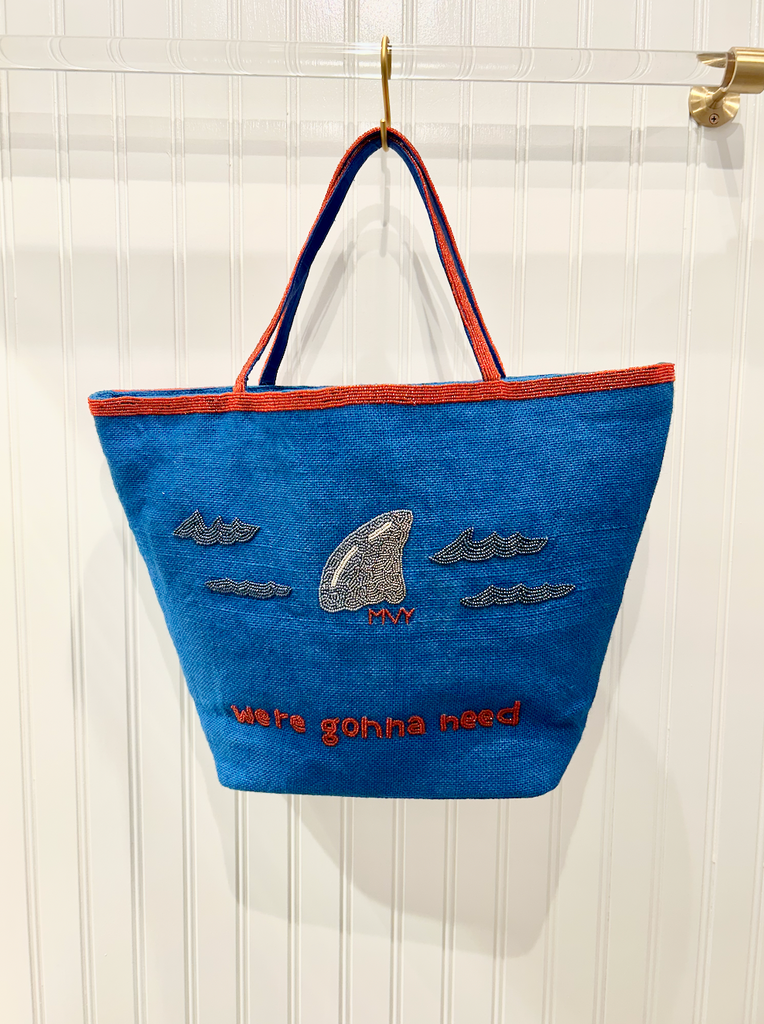 Bigger Boat Shark Fin Mini Tote Bag