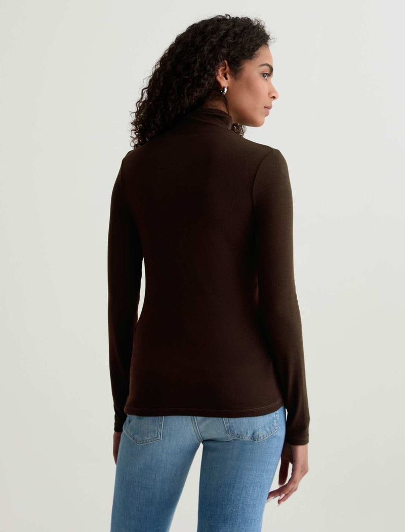 AG Jeans Chels Turtleneck - Coffee Bean