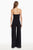 Strapless Puzzle Jumpsuit - Black