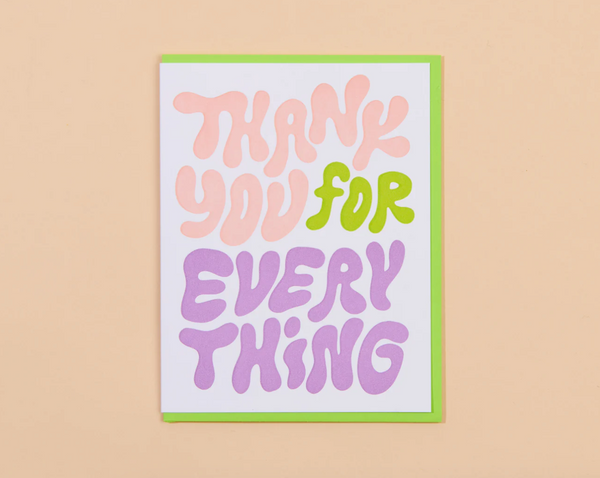 Bubble Thank You Card