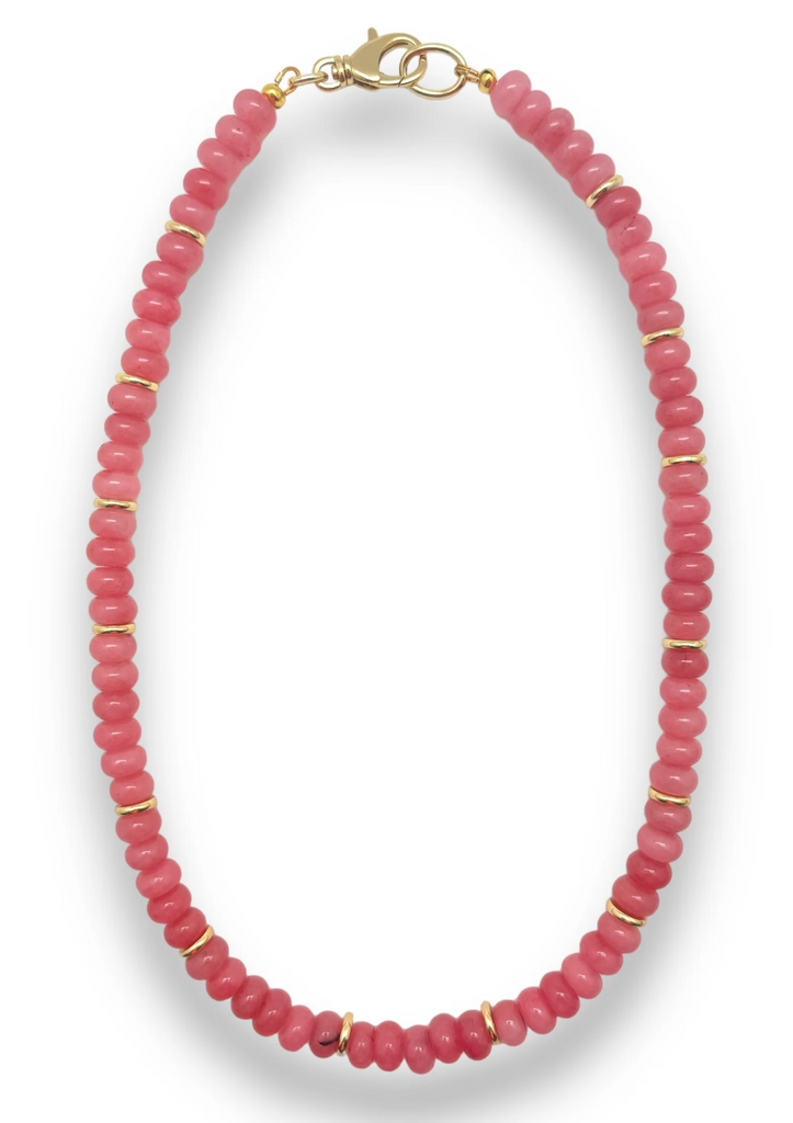 Pink Jade Necklace