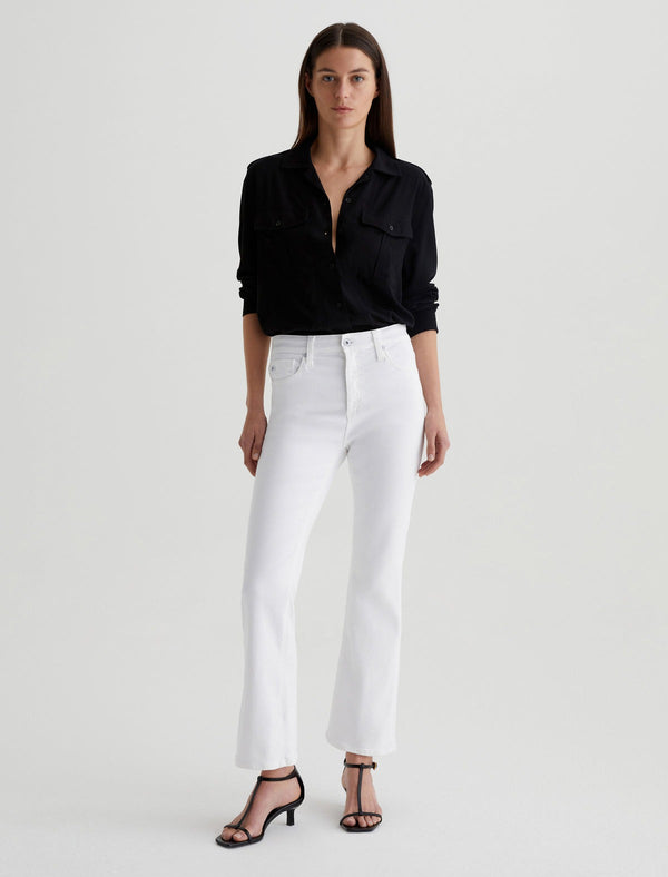 Farrah Boot Crop - Gallery White