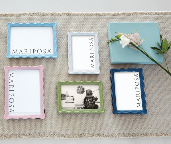 Mariposa Wavy Blue Frame - 4 x 6