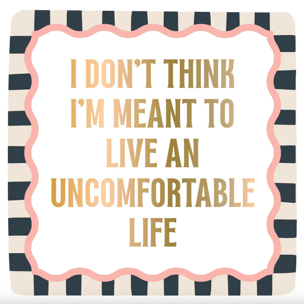 Uncomfortable Life Square Trinket Tray