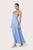 Talia Linen Maxi Dress - Sky Blu