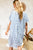 Emerson Fry Short Caftan - Ocean Stripe