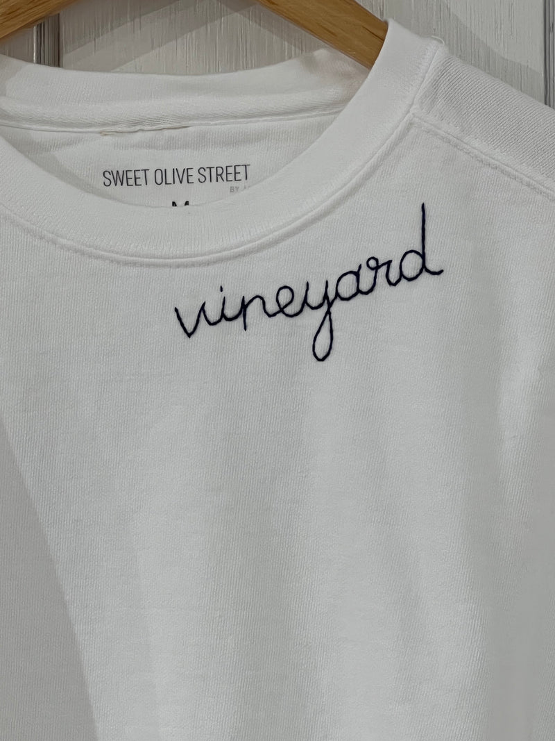Sweet Olive Street Vineyard Script Sweatshirt
