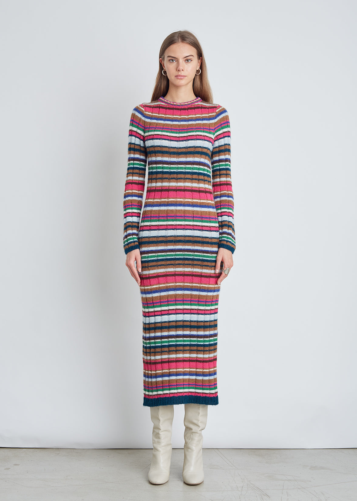 Eleven Six Caroline Dress - Multi Color Stripe – Nell