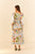 Farm Rio White Summer Garden Midi Dress