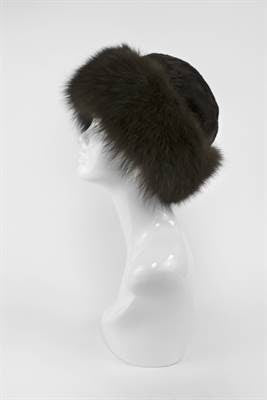 Sheared Beaver Hat - Chocolate Brown