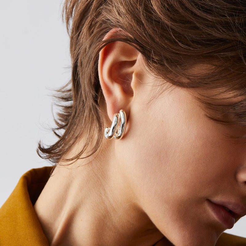 Jenny Bird Florence Earrings - Silver